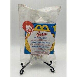 New Vintage 1995 McDonald's Happy Meal Toy Figurine Dutch Barbie Sealed Nib Nos